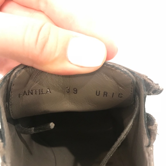 BALLY Lace-Up Platform Booties Sz 39 - Picture 8 of 8